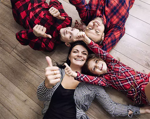 Happy family | Donald E. McNabb Flooring