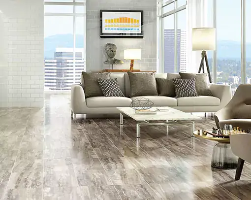 Living room tile | Donald E. McNabb Flooring